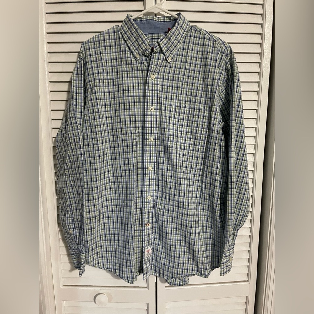 Men's Blue Checkered Shirt